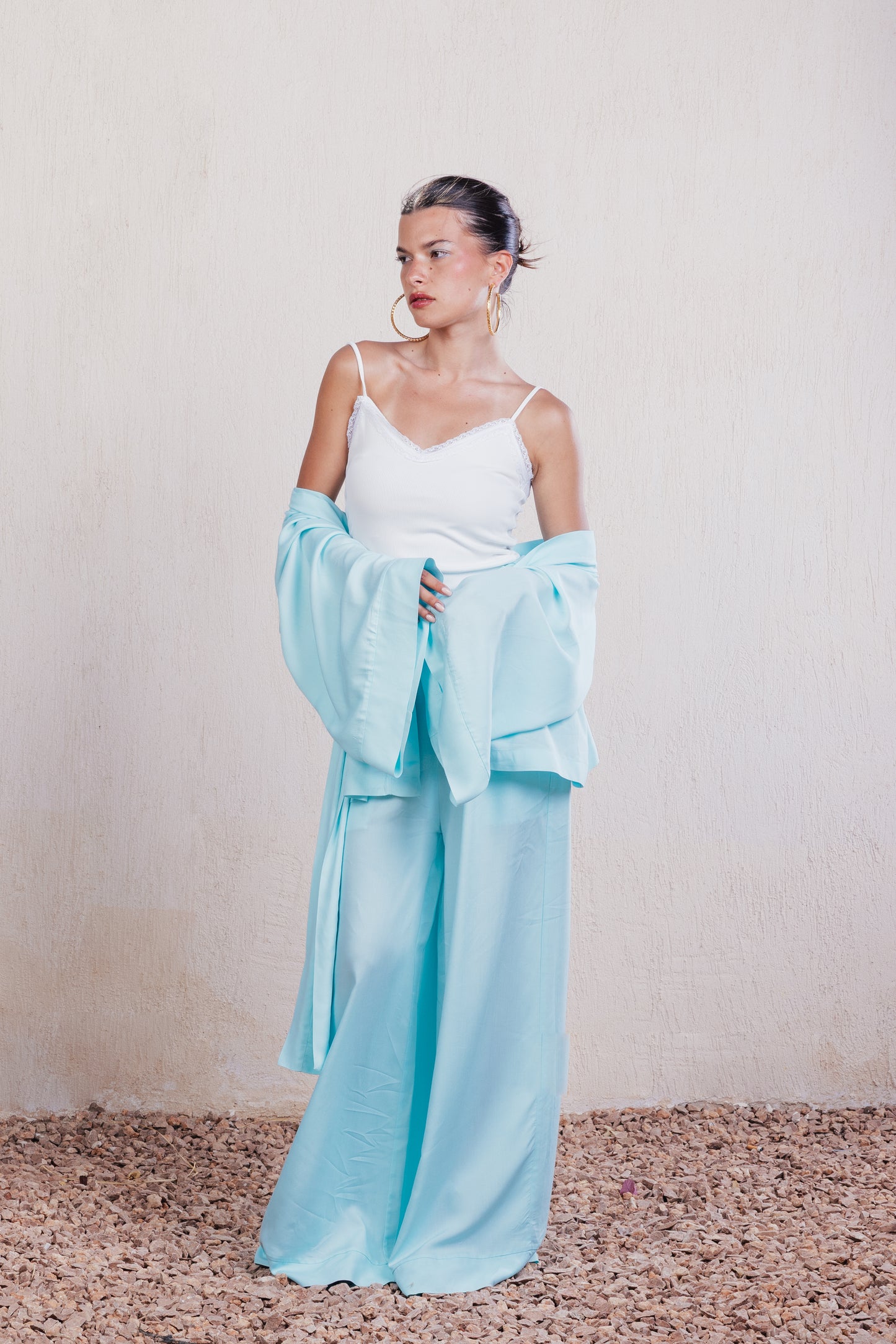 Fluid Wide-Leg Pants