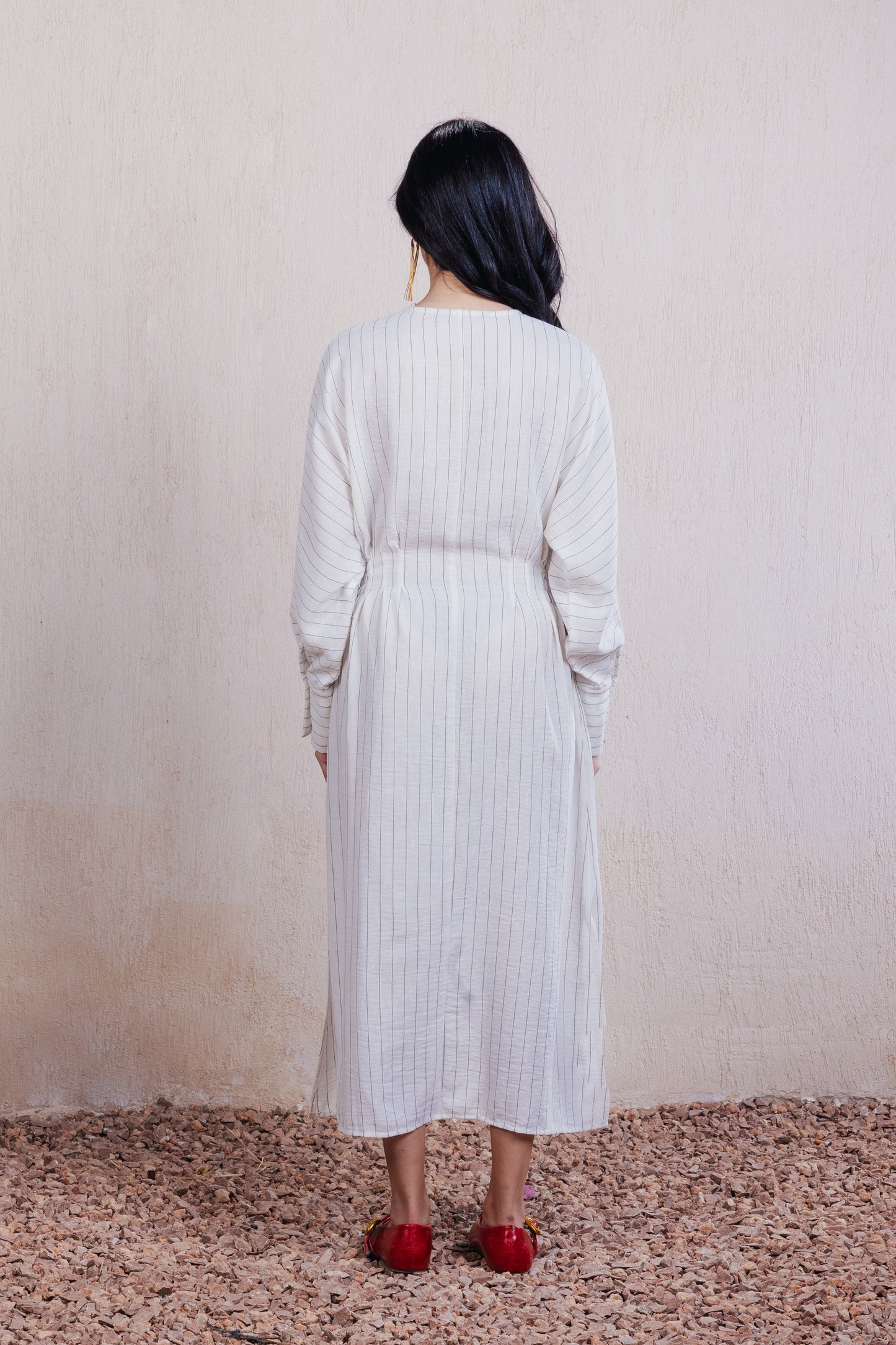 Striped Midi Dress