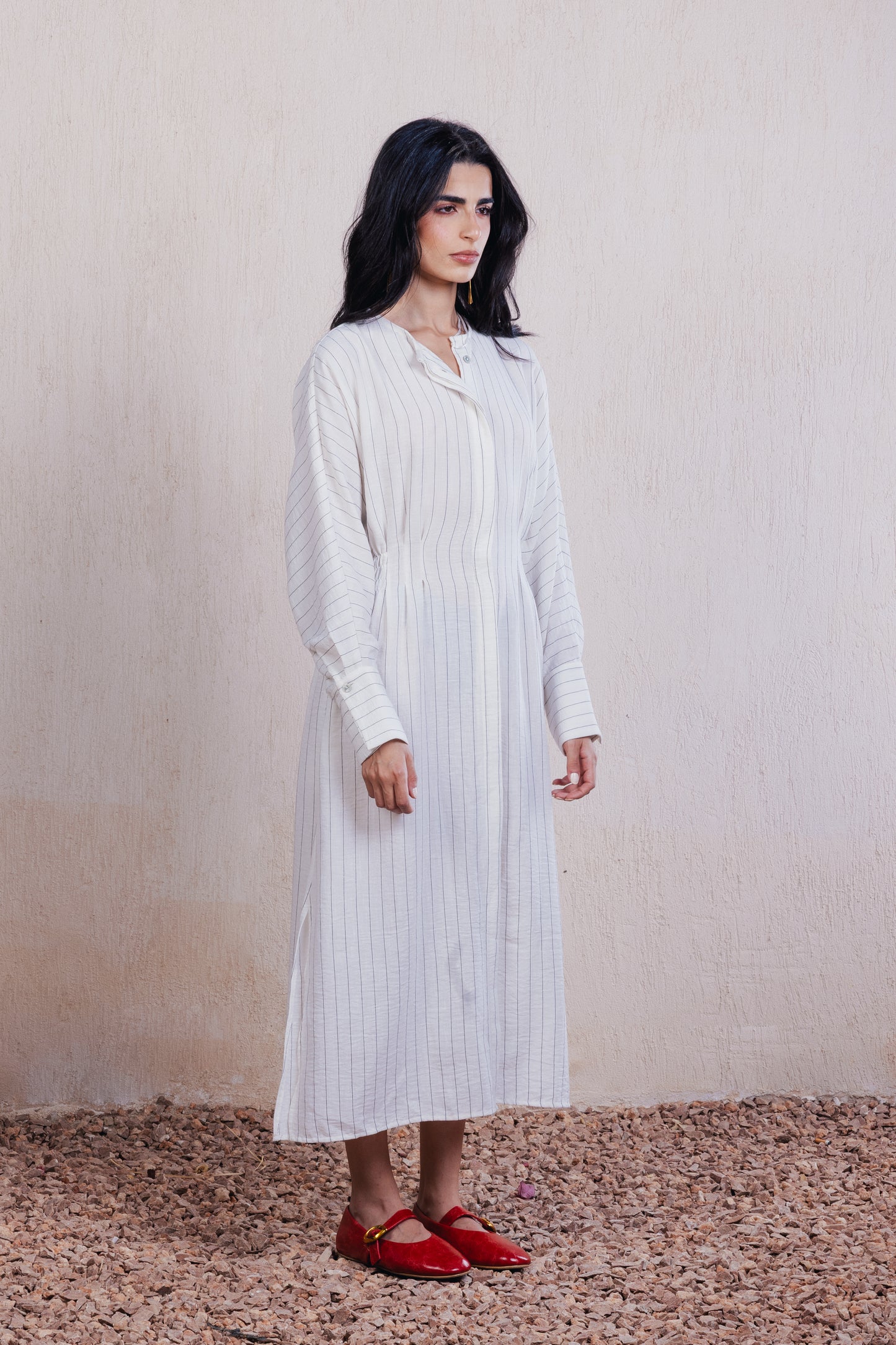Striped Midi Dress