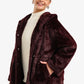 Hooded Faux Fur Coat