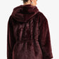 Hooded Faux Fur Coat