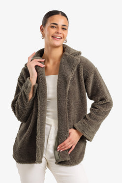 Notch Collar Relaxed Jacket