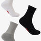 Ribbed Long Socks -3 Pairs