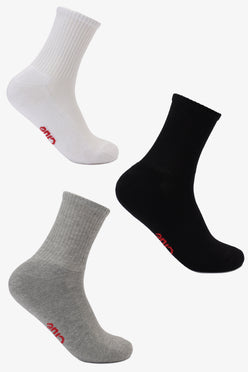 Ribbed Long Socks -3 Pairs