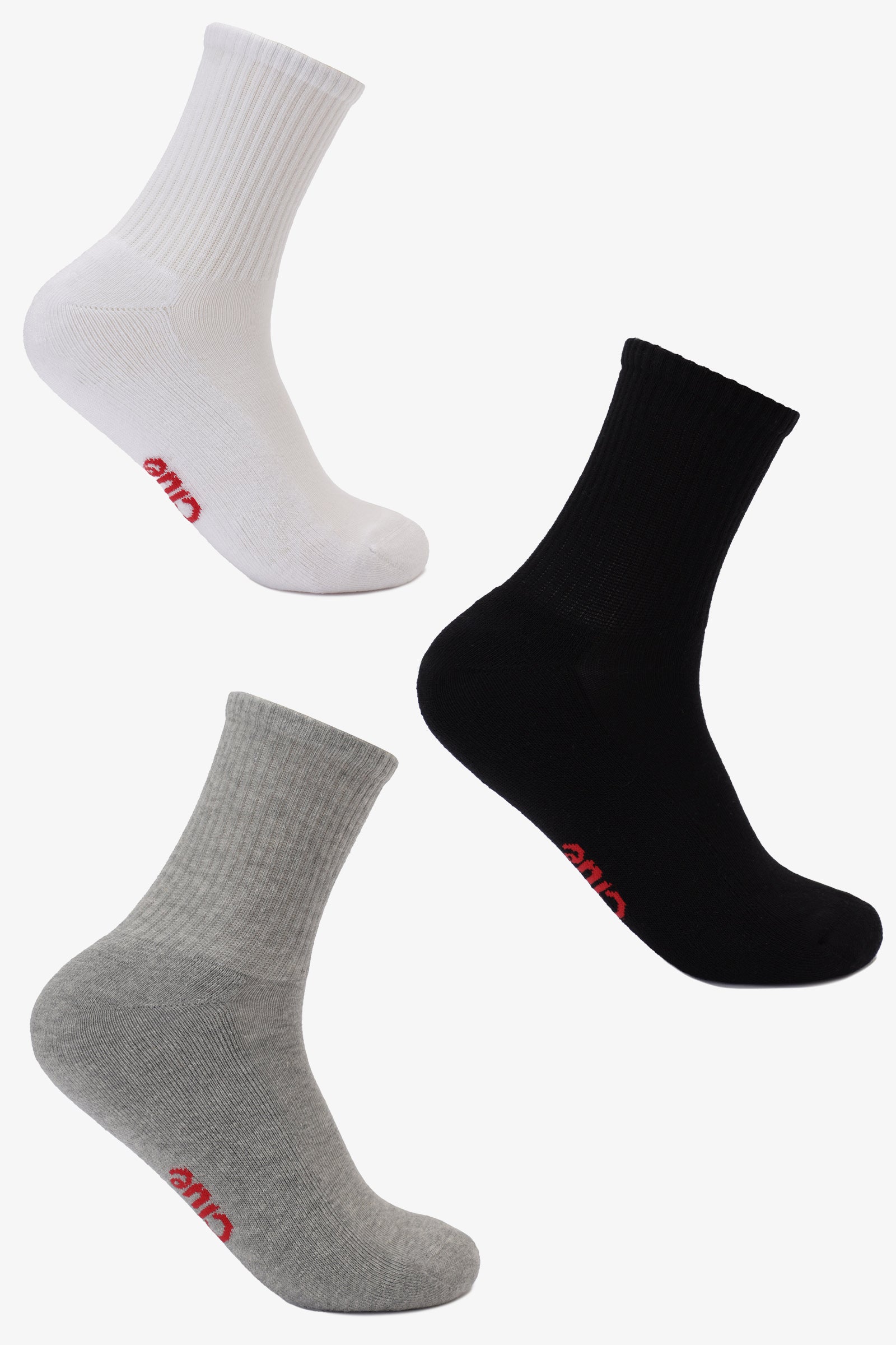 Ribbed Long Socks -3 Pairs