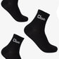 Ribbed Cuff Socks - 3 pairs