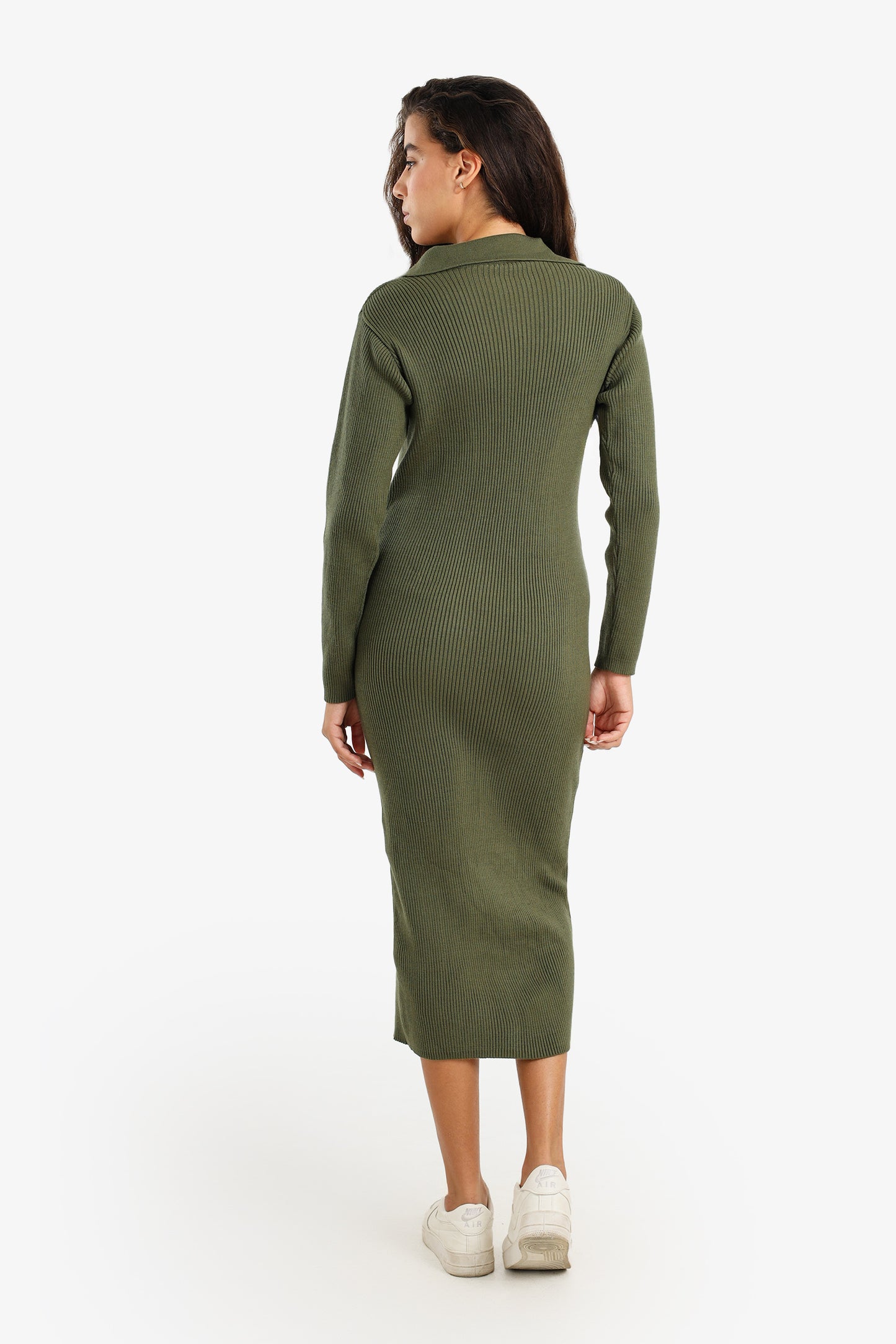 Button-Down Midi Dress