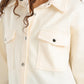 Button-Down Overshirt with Pockets