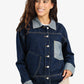 Two-Tone Denim Jacket