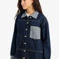 Two-Tone Denim Jacket