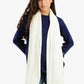 Soft Ribbed Knitted Scarf