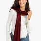 Soft Ribbed Knitted Scarf