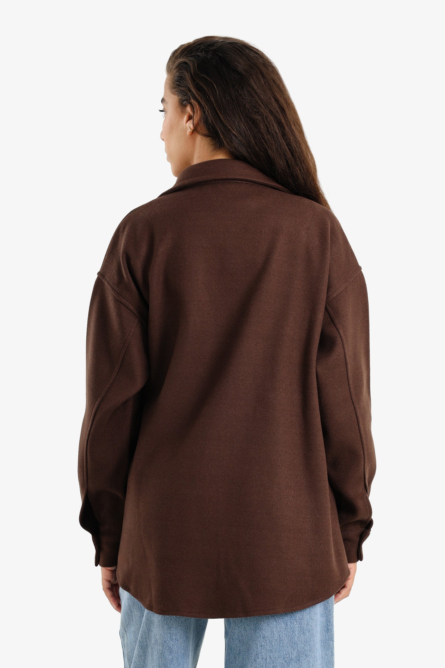 Button-Down Overshirt with Pockets