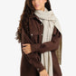 Soft Ribbed Knitted Scarf