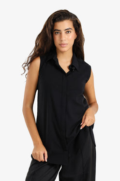 Classic Hidden Placket Blouse