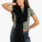 Soft Ribbed Knitted Scarf