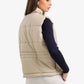 High Neck Puffer Vest