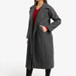 Notch Collar Midi Coat