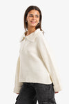 Half-Zip Knitted Pullover