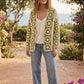 Floral Crochet Cardigan