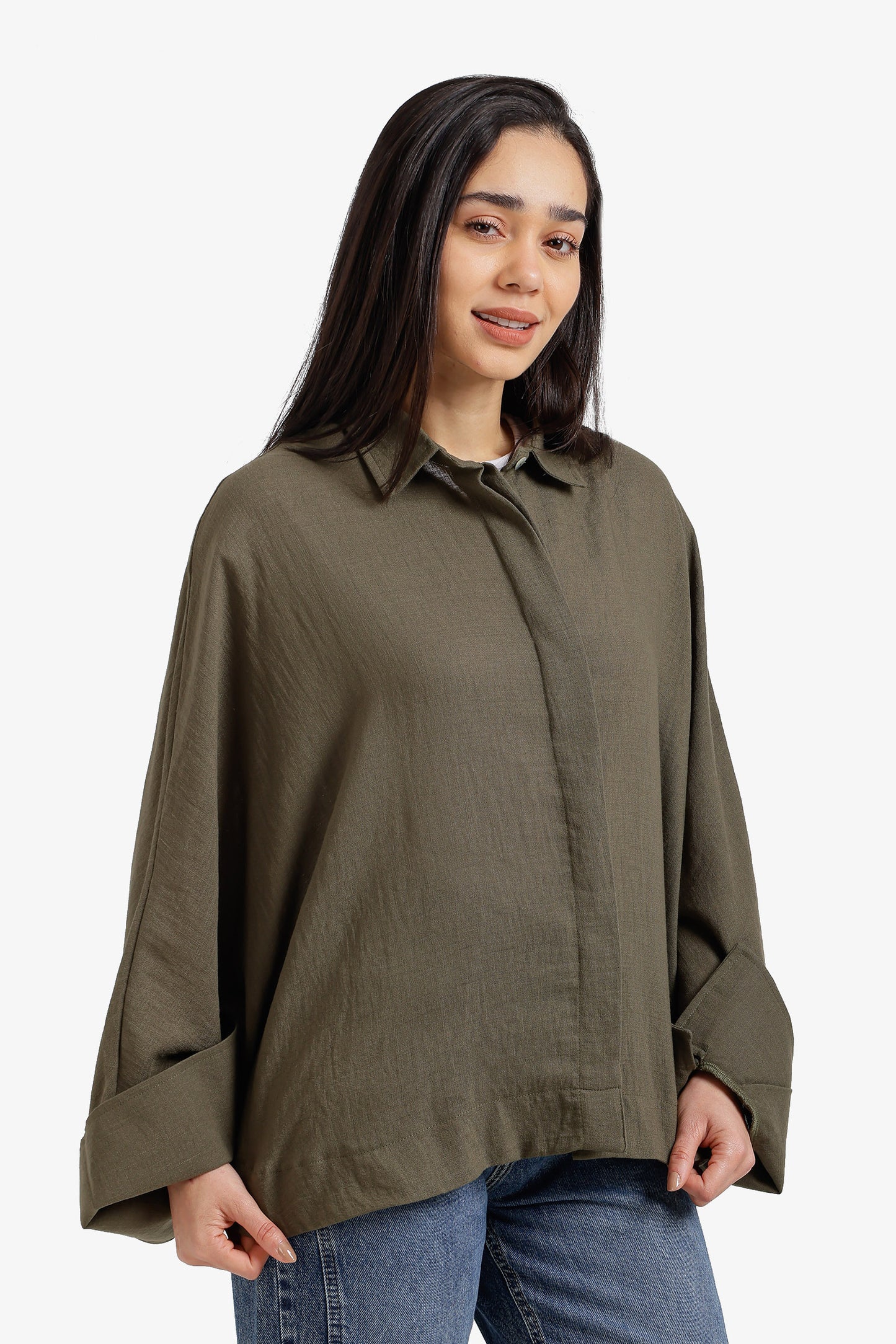 Oversized Long Sleeve Shirt