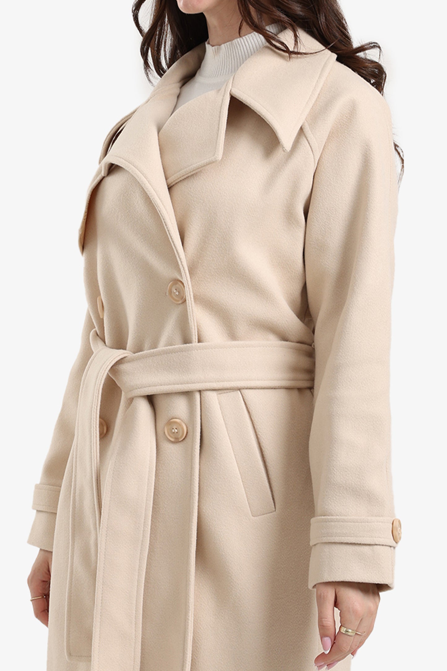 Double Breasted Wool Coat