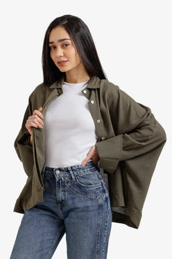 Oversized Long Sleeve Shirt