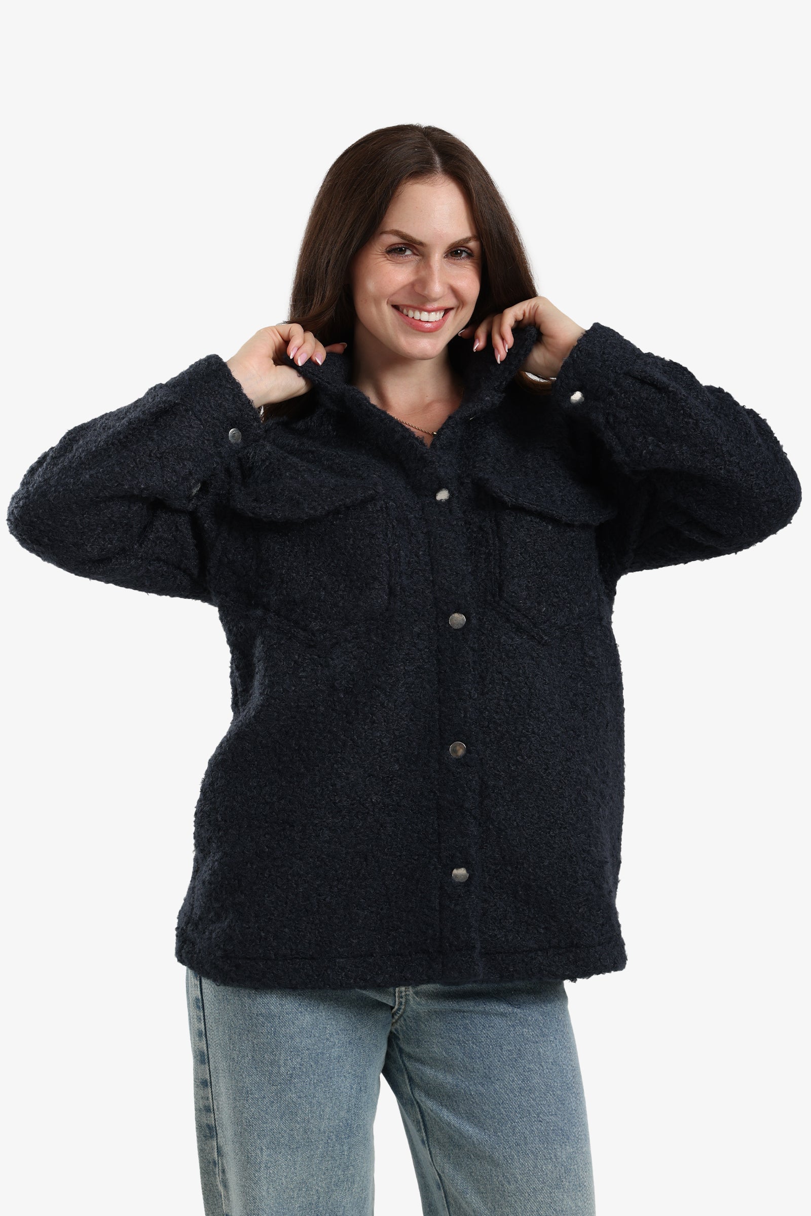 Overshirt with Chest Pockets