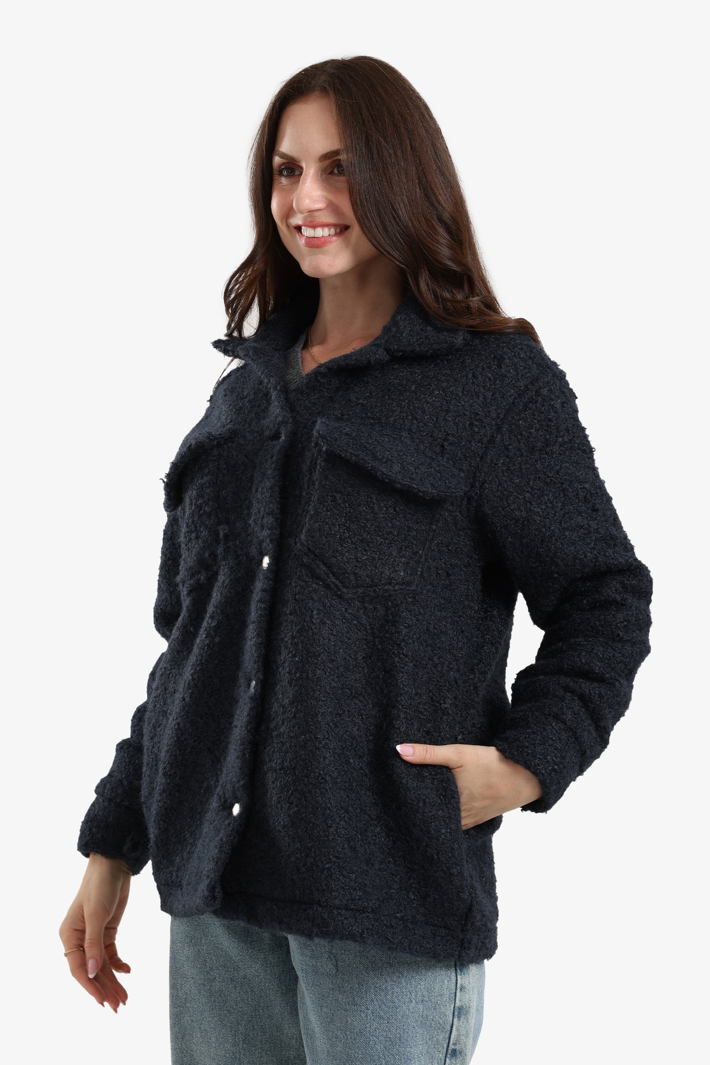 Overshirt with Chest Pockets