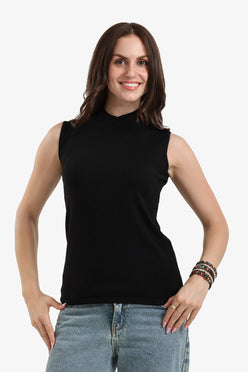 Sleeveless Slip-On Pullover