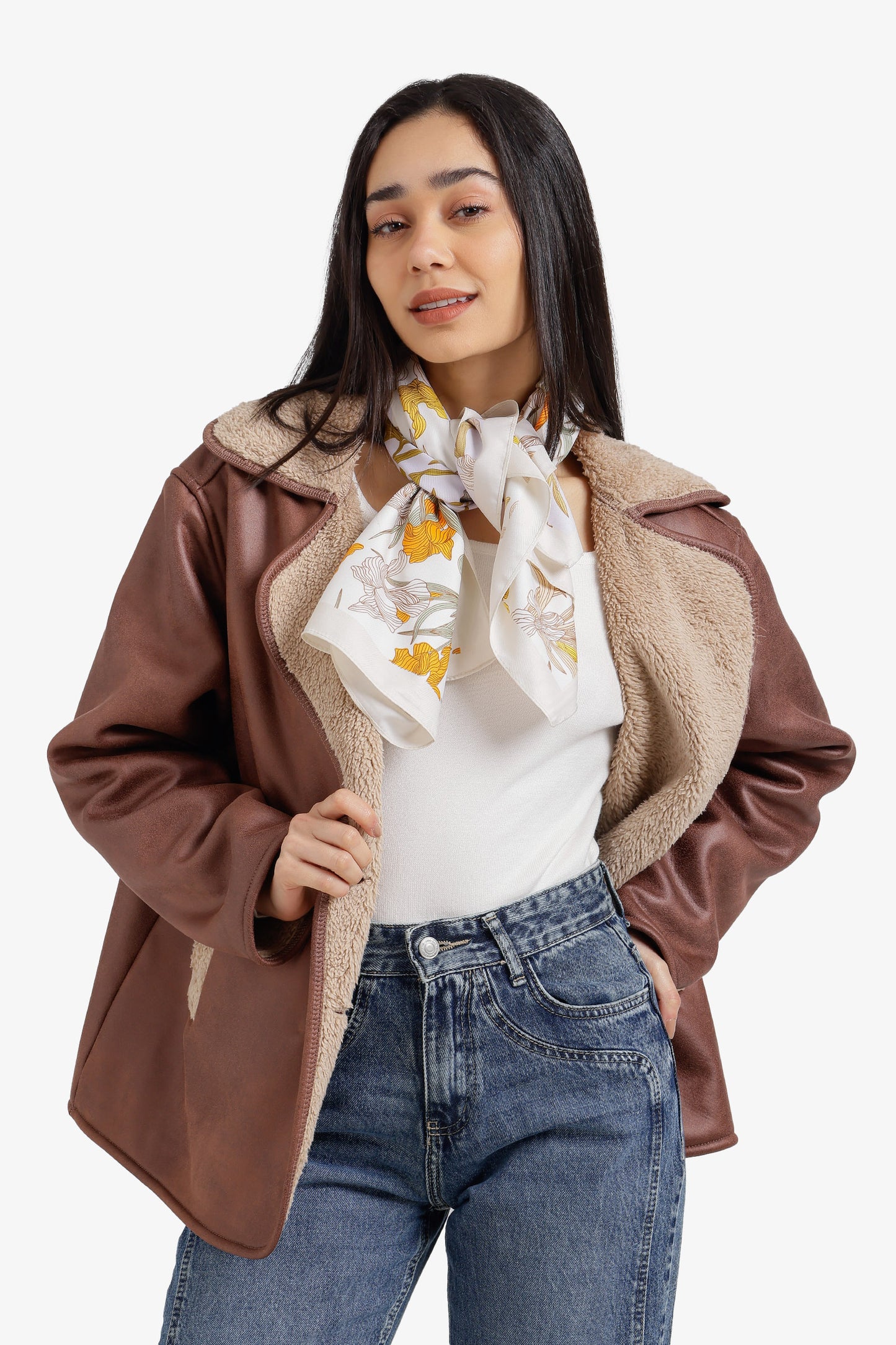 Botanical Square Scarf