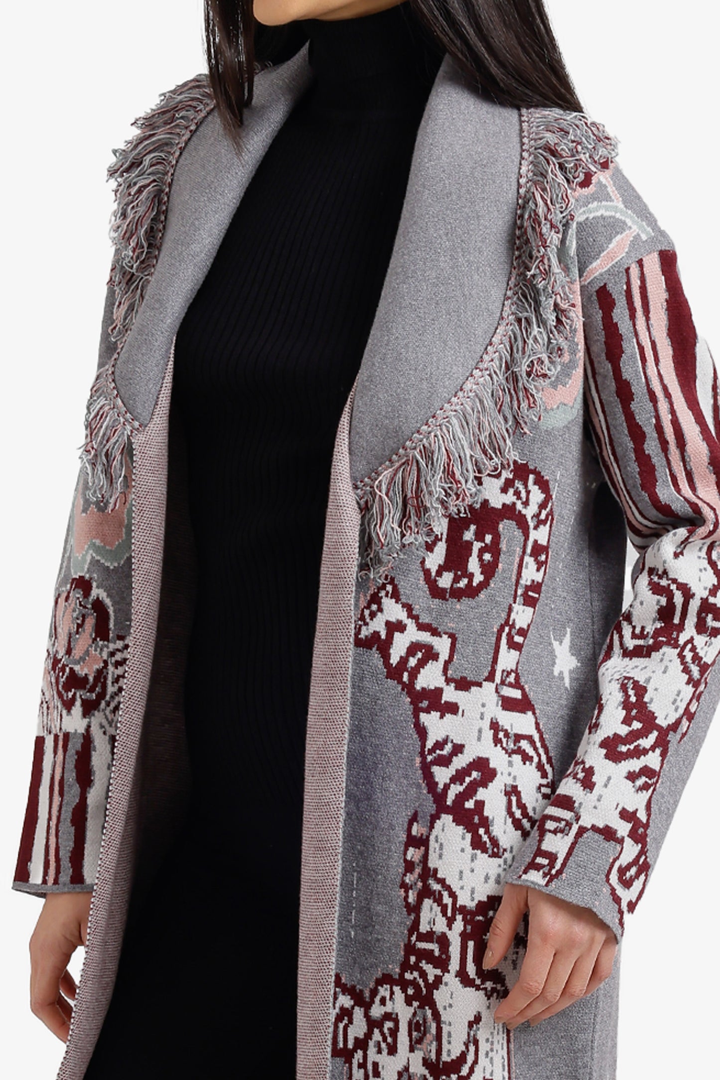 Tibetan Tiger Maxi Cardigan