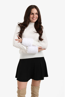 Fur Cuffs Pullover