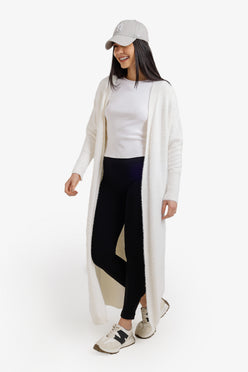 Open-Front Midi Cardigan
