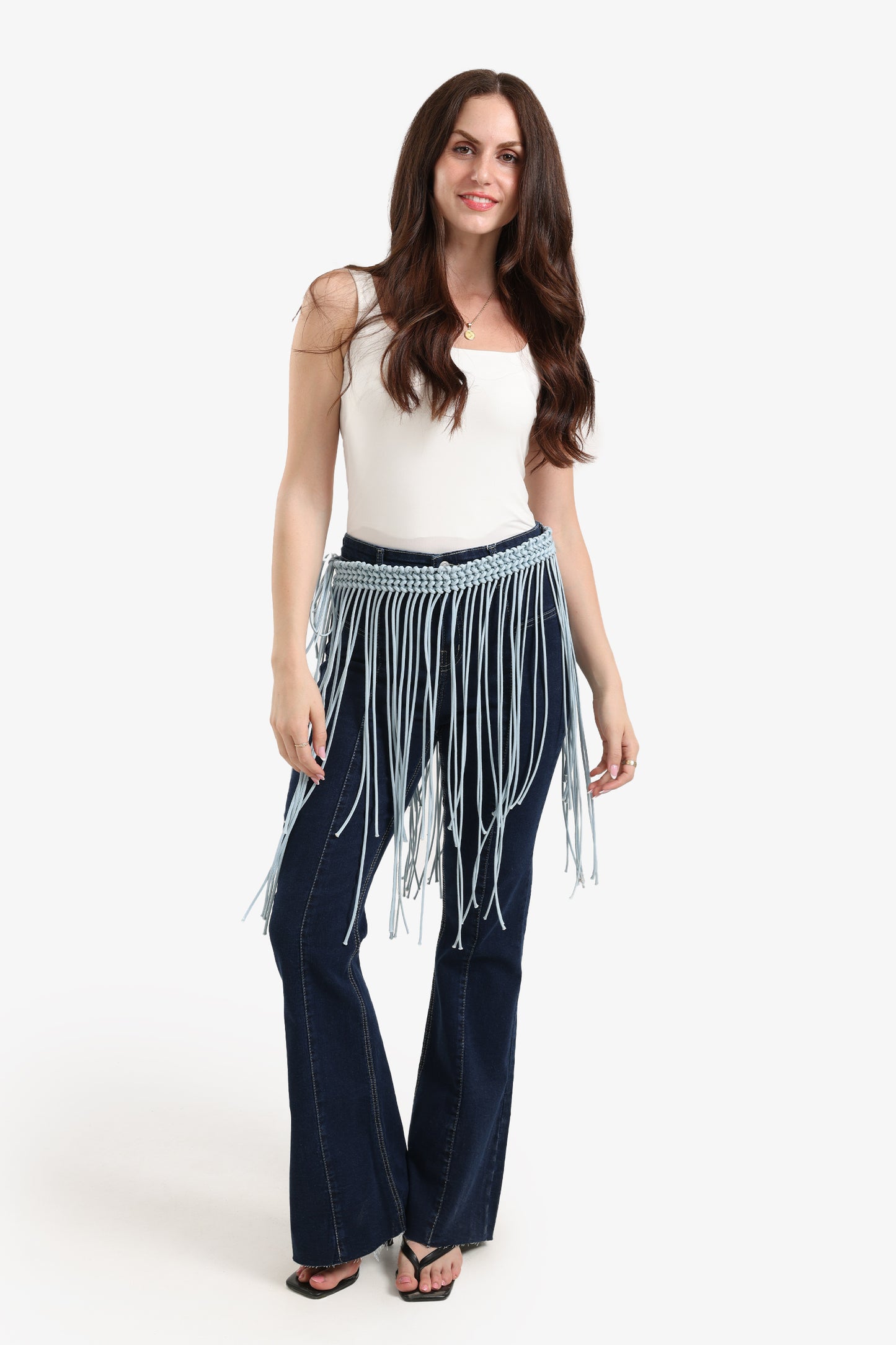Waist Braided Fringe Belt