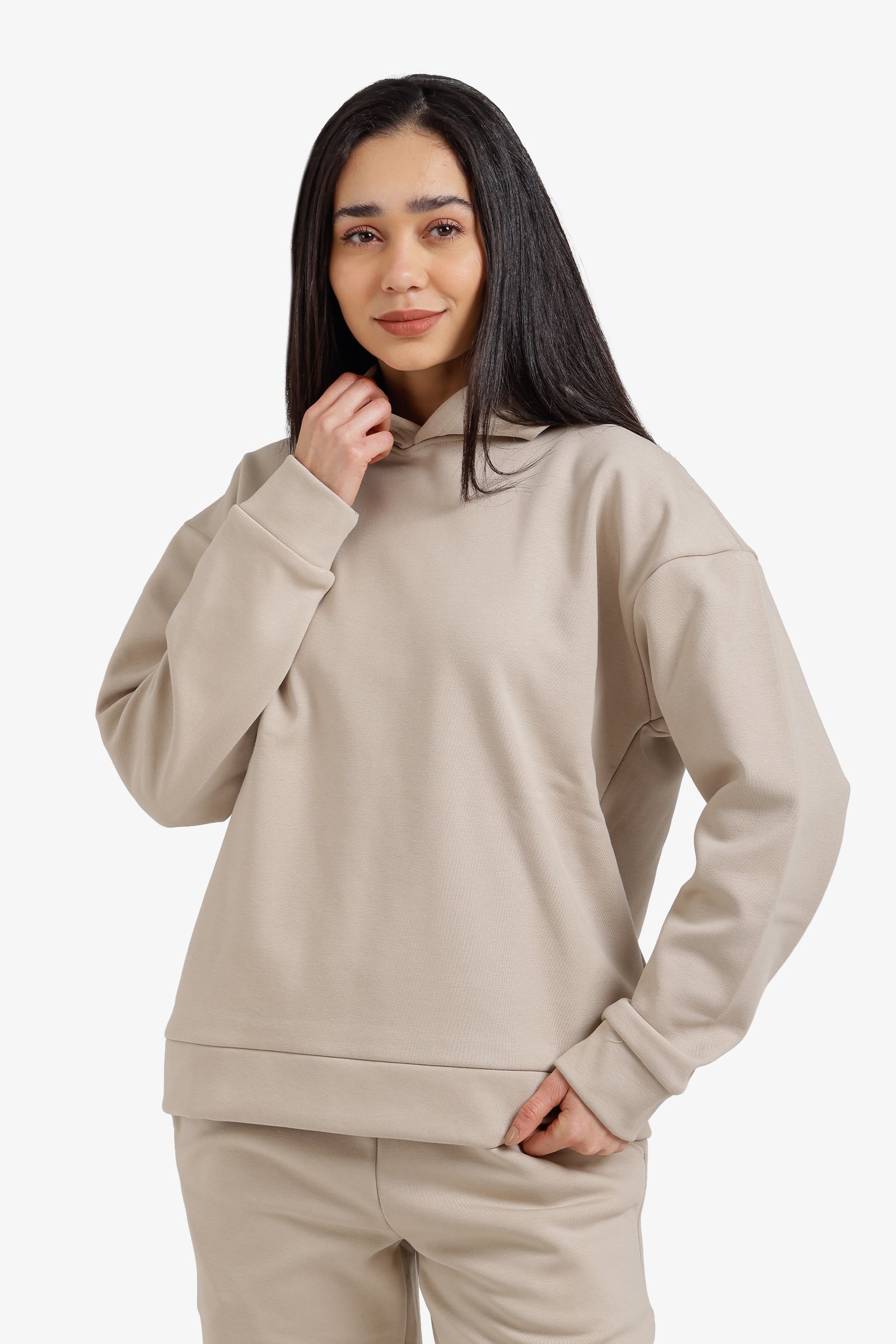 Hooded Neck Lounge Sweatshirt