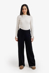 Wide-Leg Knit Pants