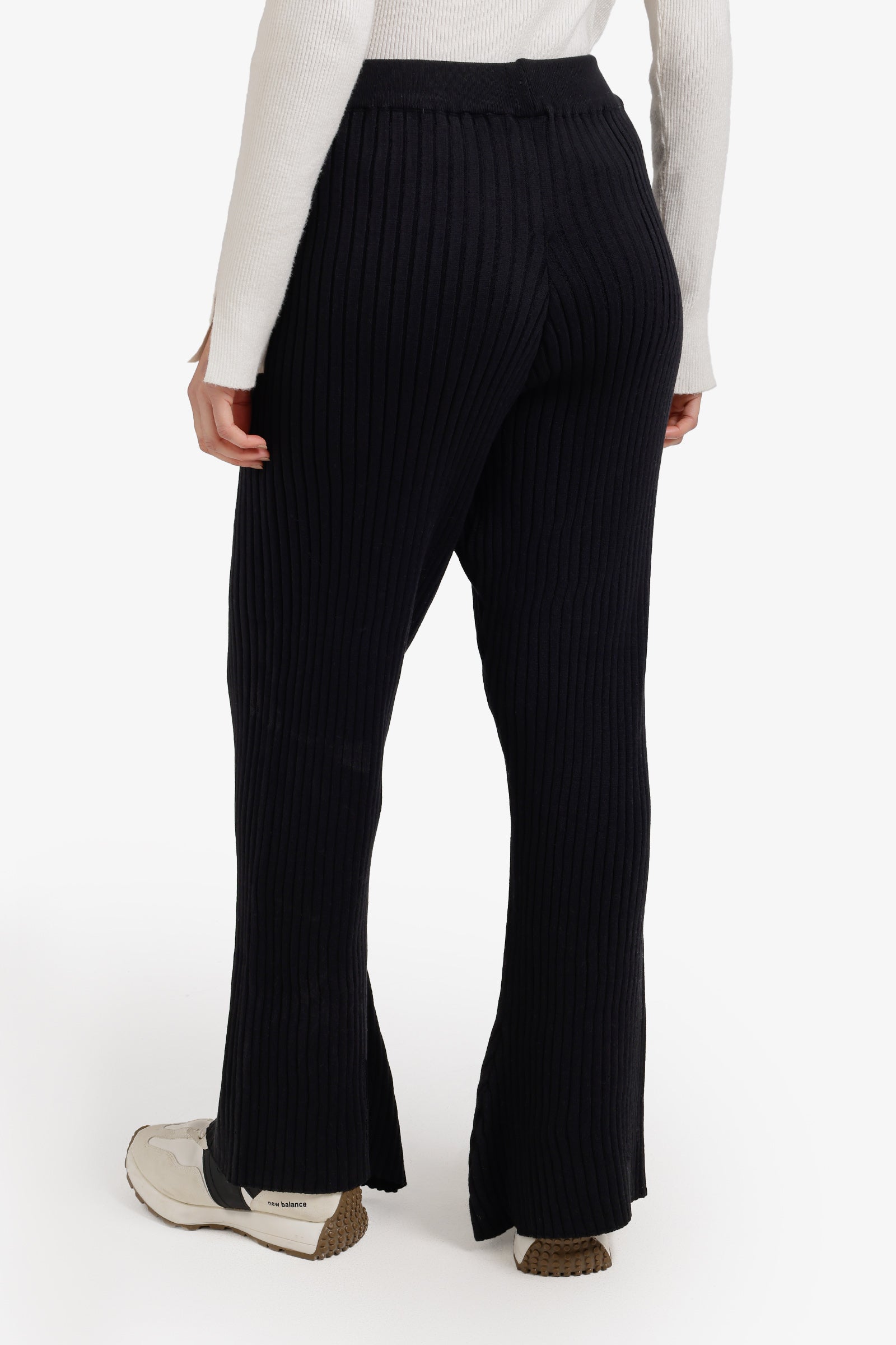 Ribbed Flare Pants