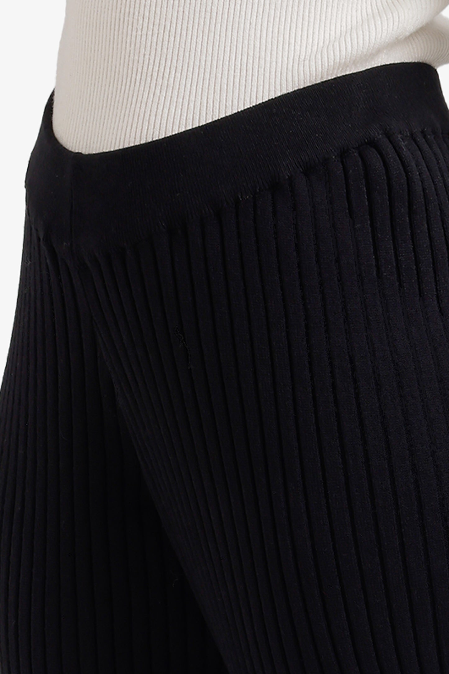 Ribbed Flare Pants