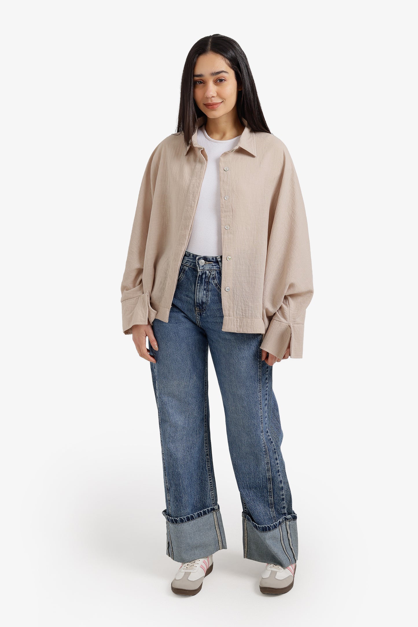 Oversized Long Sleeve Shirt