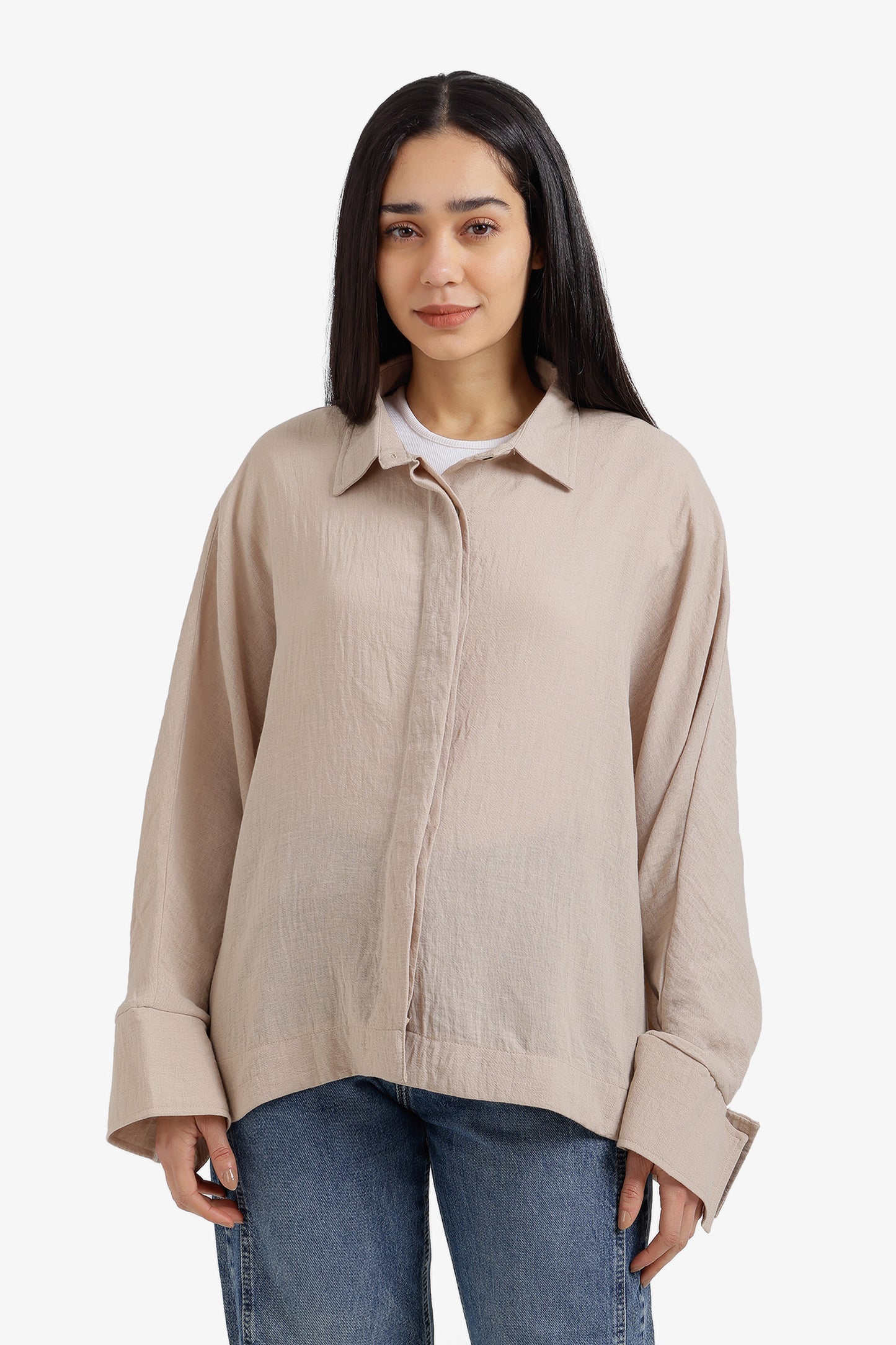 Oversized Long Sleeve Shirt
