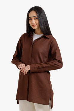 Hidden Full Placket Shirt