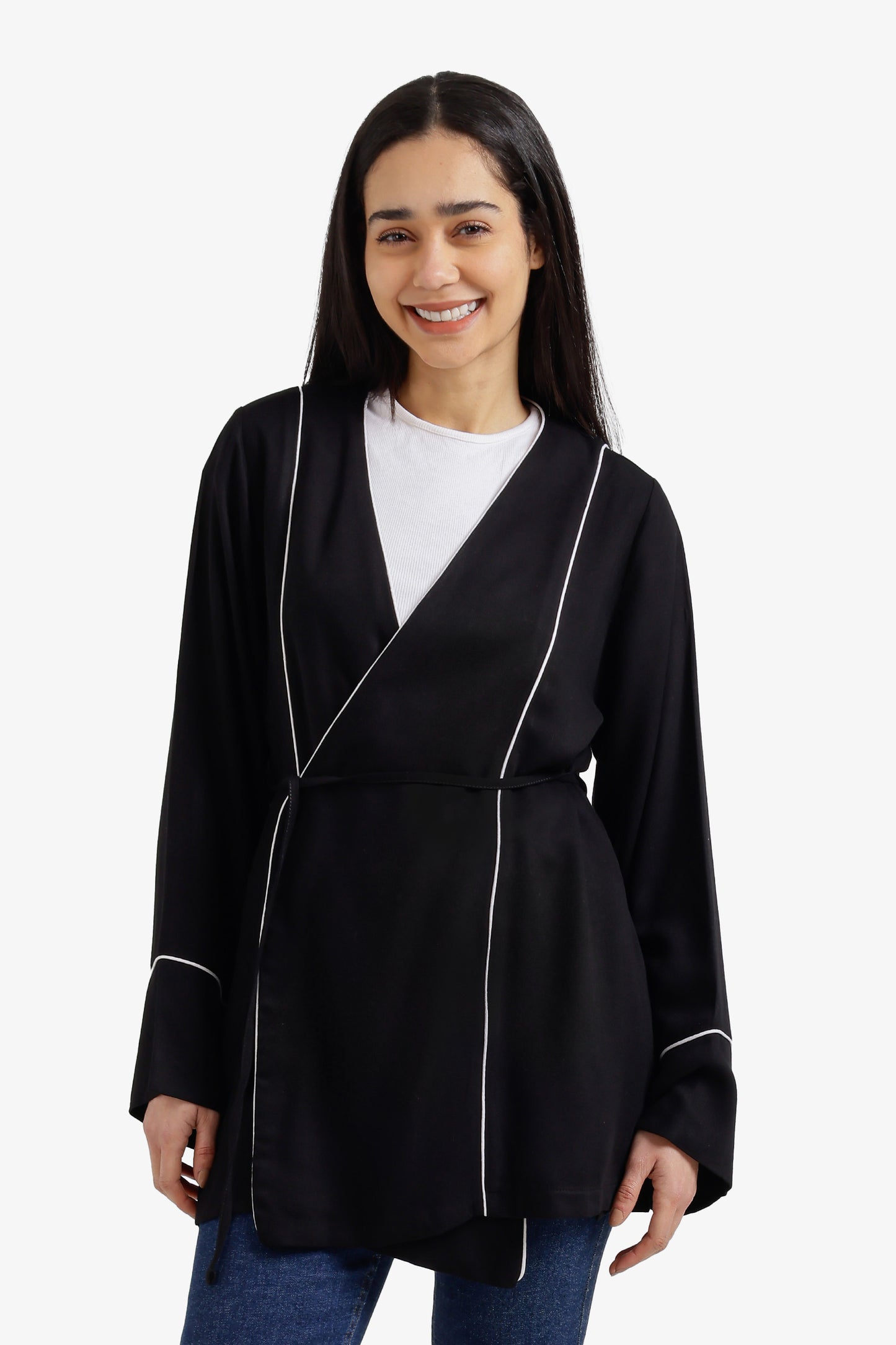 Kimono with Detachable Belt