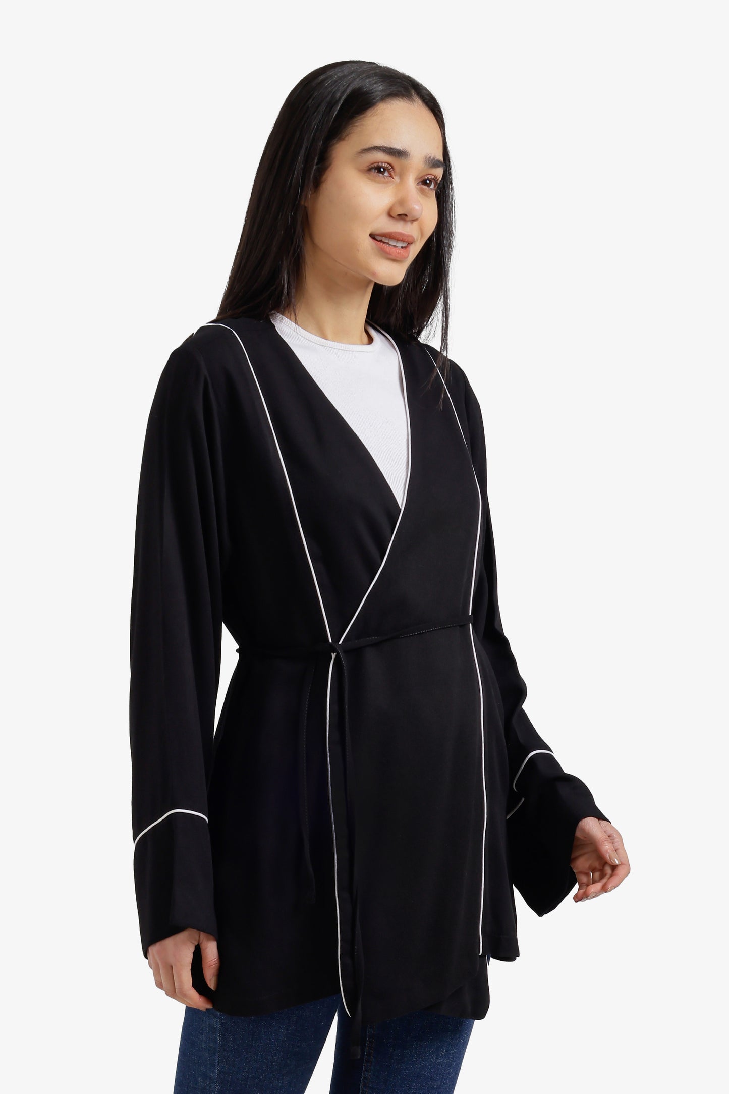 Kimono with Detachable Belt