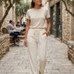 Crinkled Textured Pattern Pants