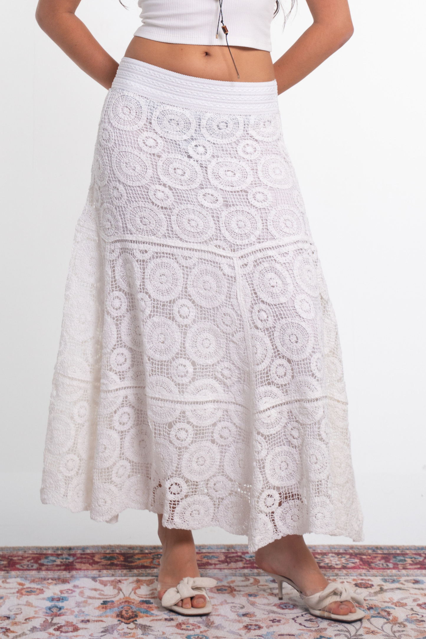 Crochet Midi Skirt