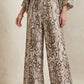 Snake-Print Pants