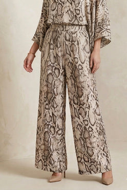 Snake-Print Pants