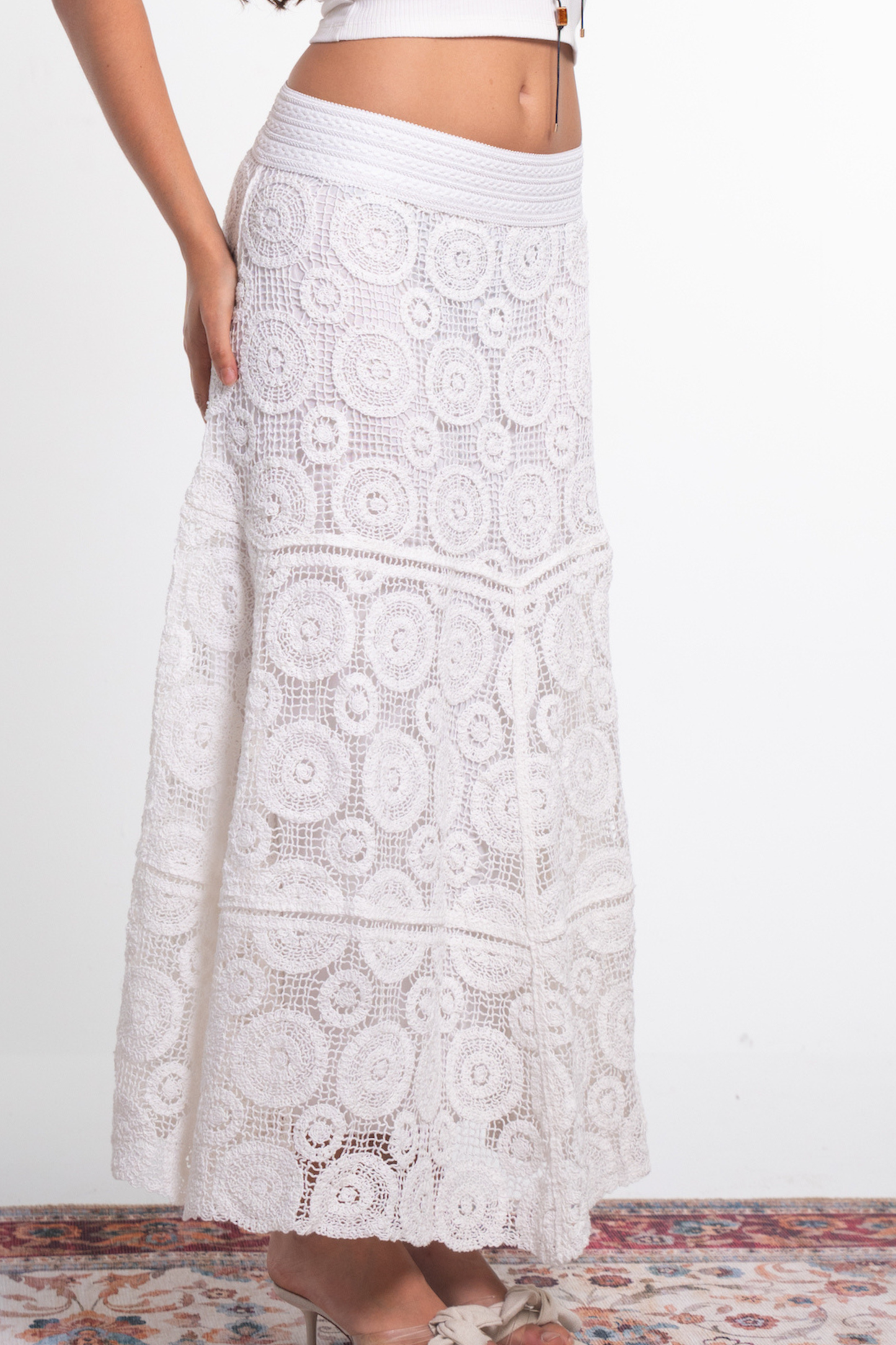 Crochet Midi Skirt