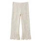 Embroidered Crochet Beach Pants